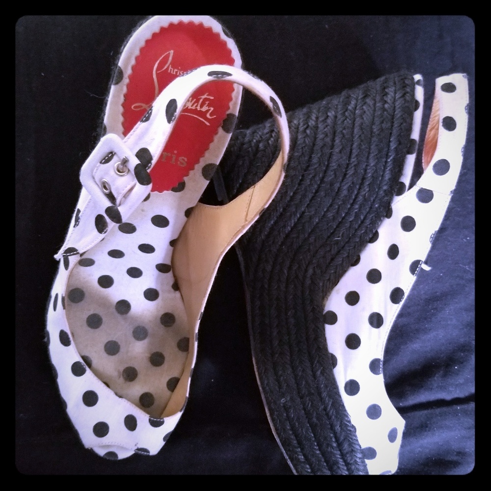 Christian Louboutin Menorca 130 Espadrill  wedge